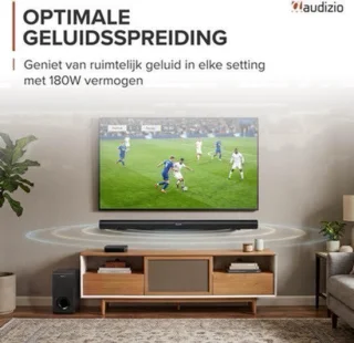Soundbar met subwoofer – 180 W – zwart