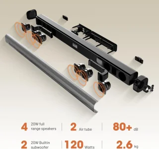 Soundbar met Subwoofer (2.1)