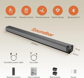 Soundbar met Subwoofer (2.1)