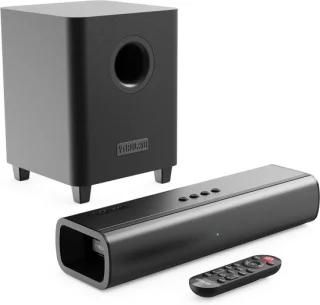 Soundbar met subwoofer 2.1 geluidssysteem zwart