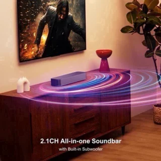 Soundbar met subwoofer 2.1ch