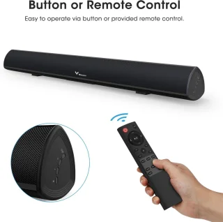 Soundbar met Subwoofer 28 Inch 60W Bluetooth 5.0 voor 40-60 Inch TV