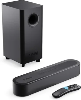 Soundbar met subwoofer - 40 cm - zwart
