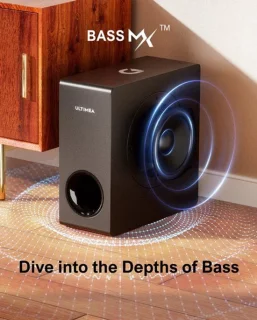 Soundbar met subwoofer - 4.1 kanaals - zwart
