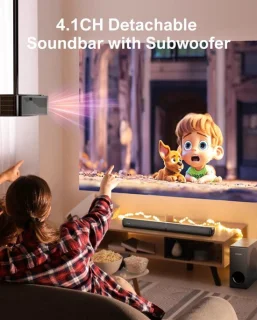 Soundbar met subwoofer 4.1ch zwart