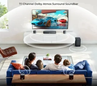 Soundbar met subwoofer – 7.1-kanaals soundbar