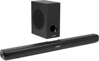Soundbar met subwoofer - 90 cm - zwart
