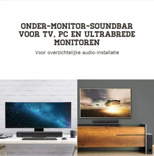 Soundbar Met Subwoofer Bluetooth Usb 3.5mm Met Afstandsbediening