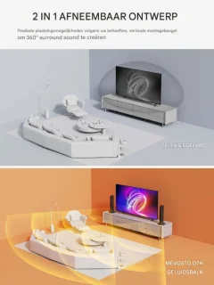 Soundbar Met Subwoofer Draadloos Voor TV