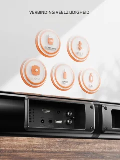 Soundbar Met Subwoofer Draadloos Voor TV