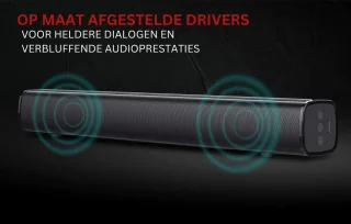 Soundbar met subwoofer en afstandsbediening