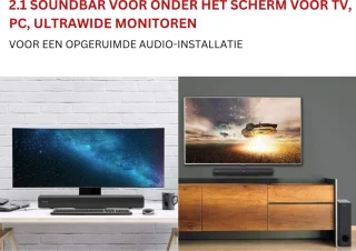 Soundbar met subwoofer en afstandsbediening