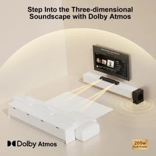 Soundbar met Subwoofer - Home Cinema Systeem