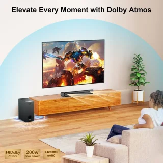 Soundbar met Subwoofer - Home Cinema Systeem