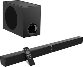 Soundbar met subwoofer, home cinema systeem – zwart