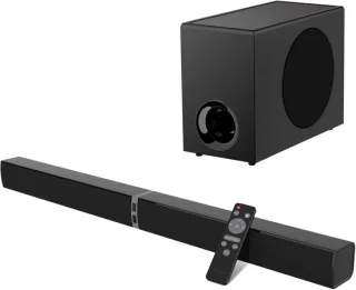 Soundbar met subwoofer home cinema systeem zwart