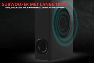 Soundbar met subwoofer