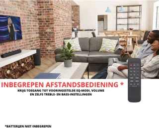 Soundbar met subwoofer