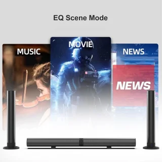 Soundbar met subwoofer voor TV en PC