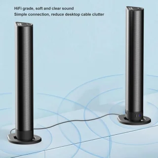 Soundbar met subwoofer voor TV en PC