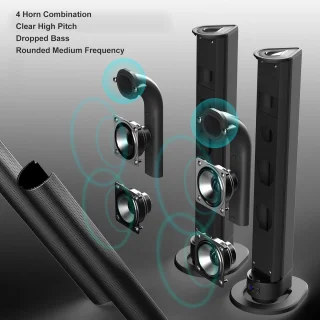 Soundbar met subwoofer voor TV en PC