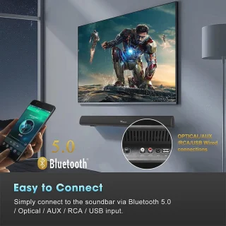 Soundbar met subwoofer