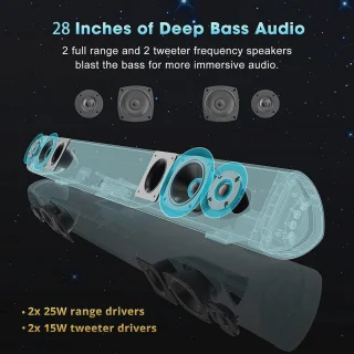 Soundbar met subwoofer