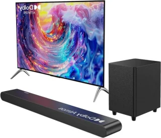 Soundbar met subwoofer - zwart