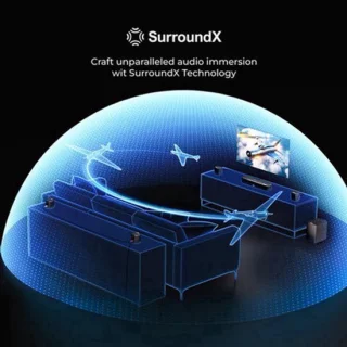 Soundbar met subwoofer, zwart
