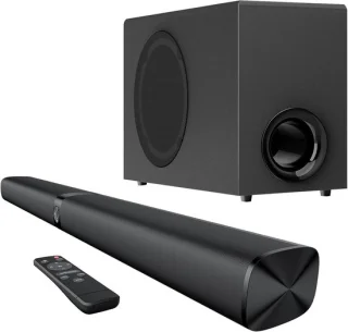 Soundbar met subwoofer - zwart