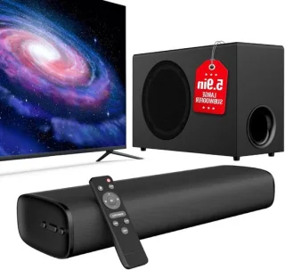 Soundbar met subwoofer - zwart