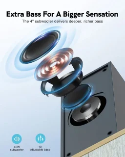 Soundbar met Subwoofer Zwart inclusief Afstandsbediening
