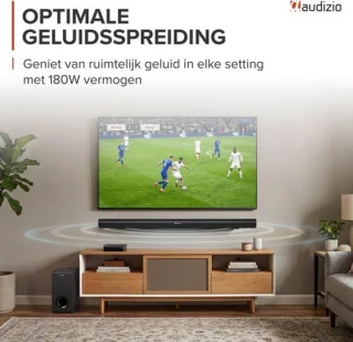 Soundbar met subwoofer - zwart