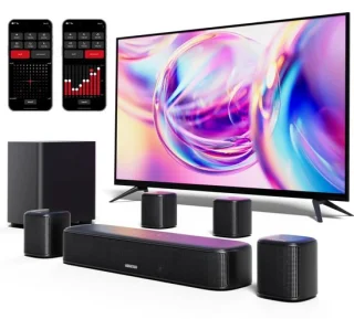 Soundbar met subwoofer - Zwart