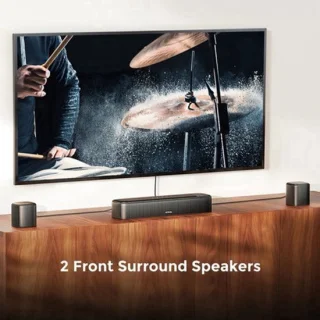 Soundbar met subwoofer zwart