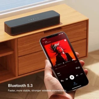Soundbar met subwoofer zwart