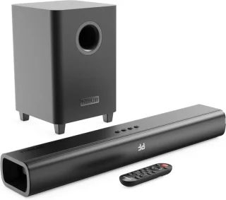 Soundbar met subwoofer zwart