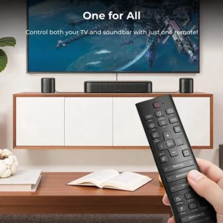 Soundbar met subwoofer, zwart