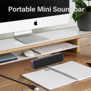 SoundBar Mini USB-luidspreker blauwgrijs