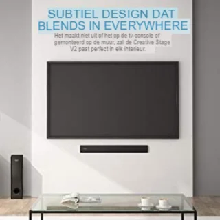 Soundbar PC 50 cm zwart