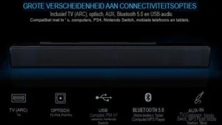 Soundbar PC 50 cm zwart