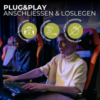 Soundbar PC - computer luidspreker - zwart