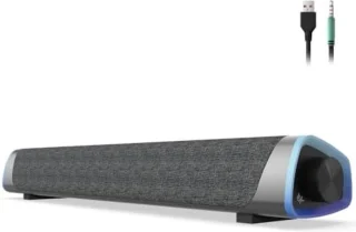 Soundbar PC grijs 41,5x10x8 cm