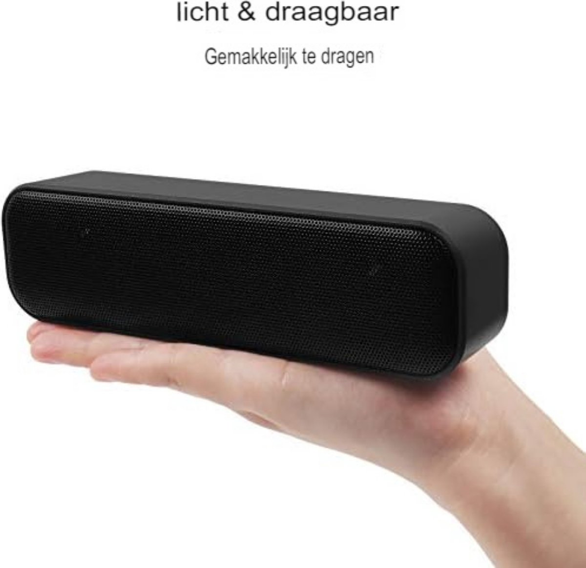 Soundbar PC mini zwart 20x7x7 cm