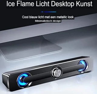 Soundbar pc zwart 32x6x6 cm
