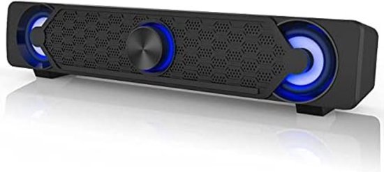 Soundbar PC zwart 32x9x9 cm