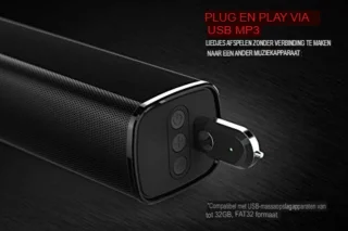 Soundbar Pc Zwart 59x16,6x40 cm