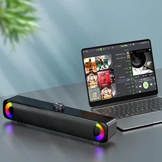 Soundbar PC Zwart 9x39x19 cm