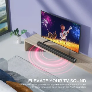 Soundbar Subwoofer 100W Zwart