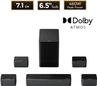 Soundbar – Surround set – home cinema speaker – draadloze subwoofer